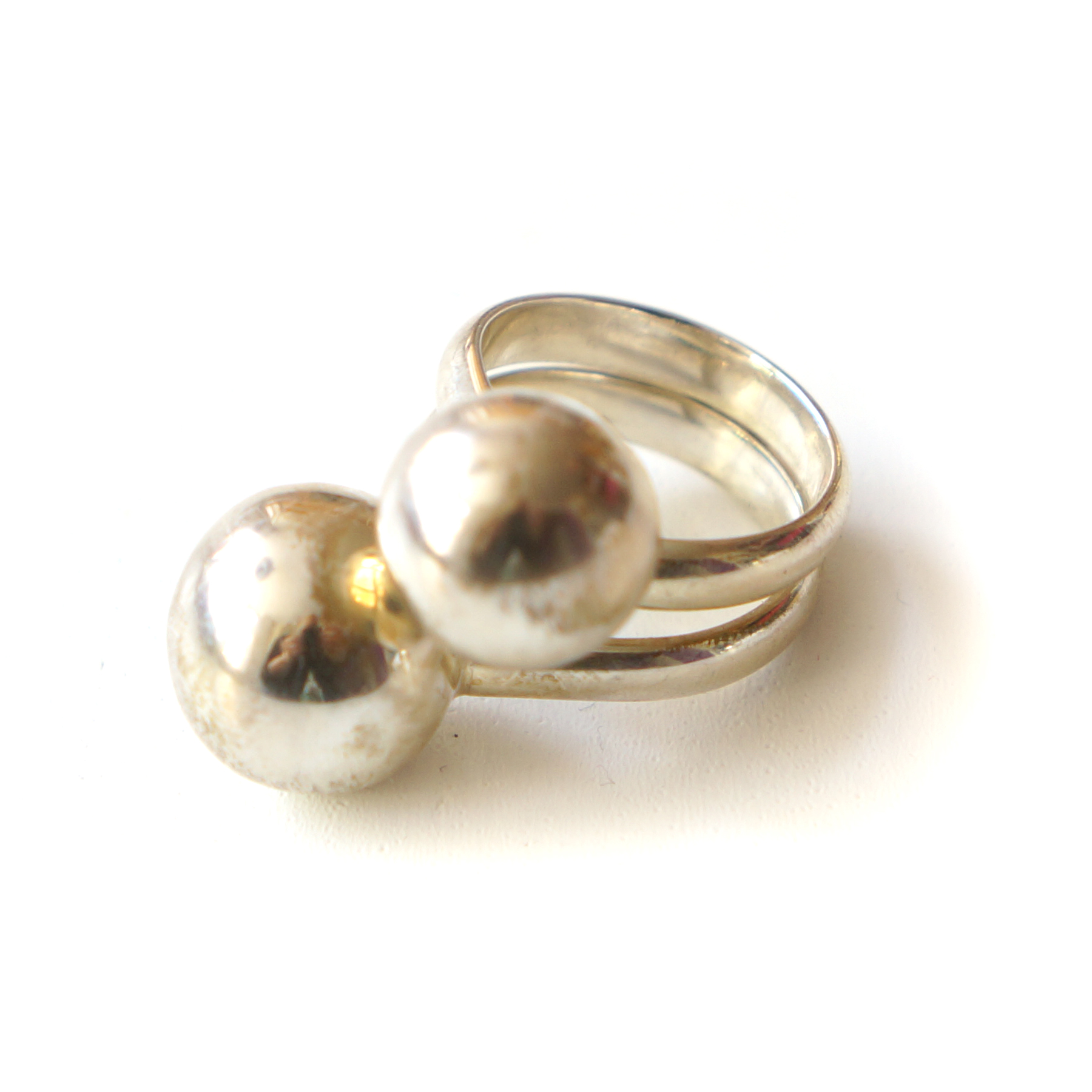 Ring Balls, Sterling silver Ring Balls, Sterling silver
