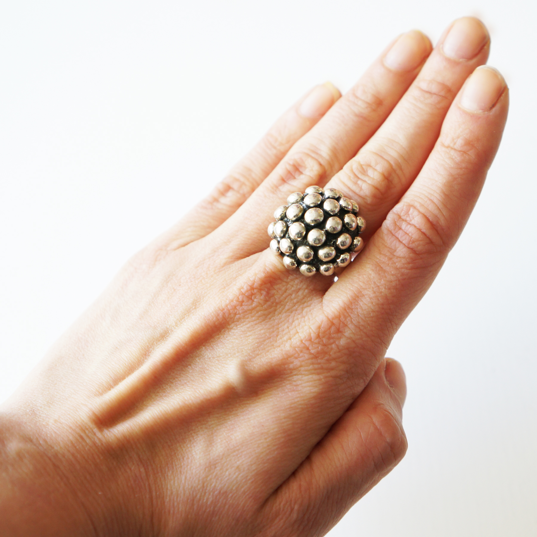 Ring Balls, Sterling silver Ring Balls, Sterling silver
